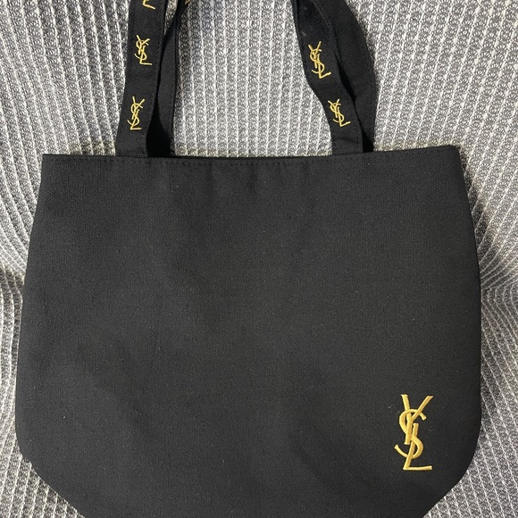 L Black Canvas Vip Gift Parfums Tote Shopping Bag - Picture 1 of 5